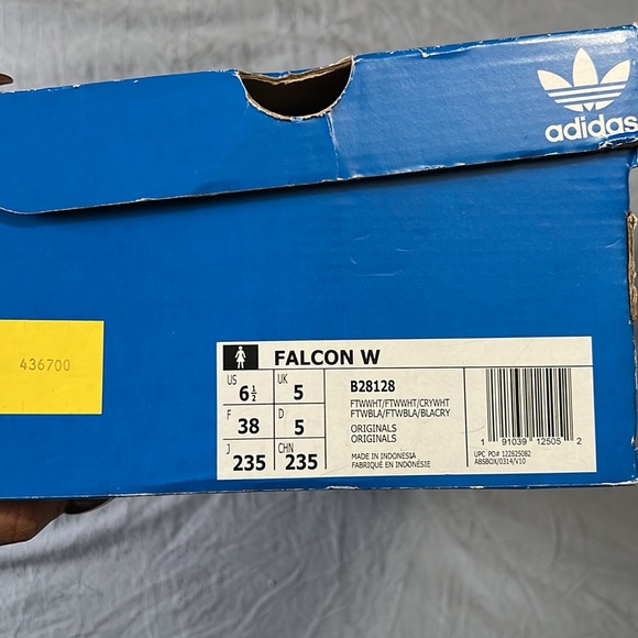 COPY - All white Adidas Falcons - Picture 9 of 10